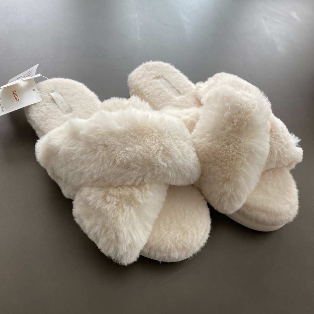 Fuzzy slippers